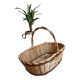 Panier osier bicolore
