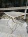 Ancienne table pliante