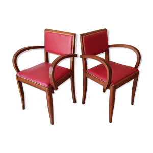 Paire de fauteuils bridge