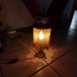 Bedside lamp bronze and brass