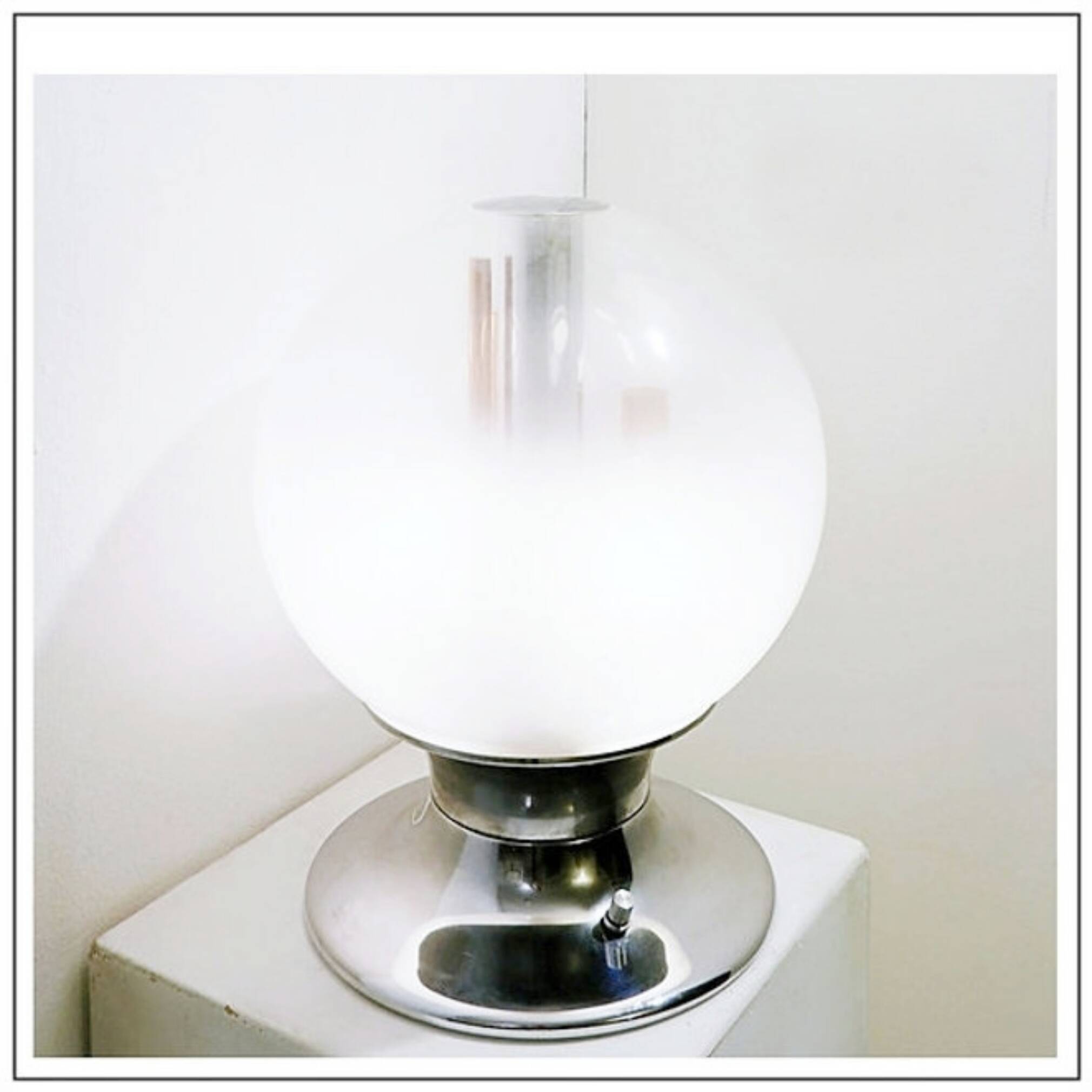 Lampe de table Globe par Selenova Italie, années 1960
