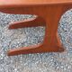 Set of 3 nesting tables in Scandinavian style made of teak from the 1970s.