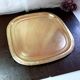 Large gilded copper serving tray early 20th century