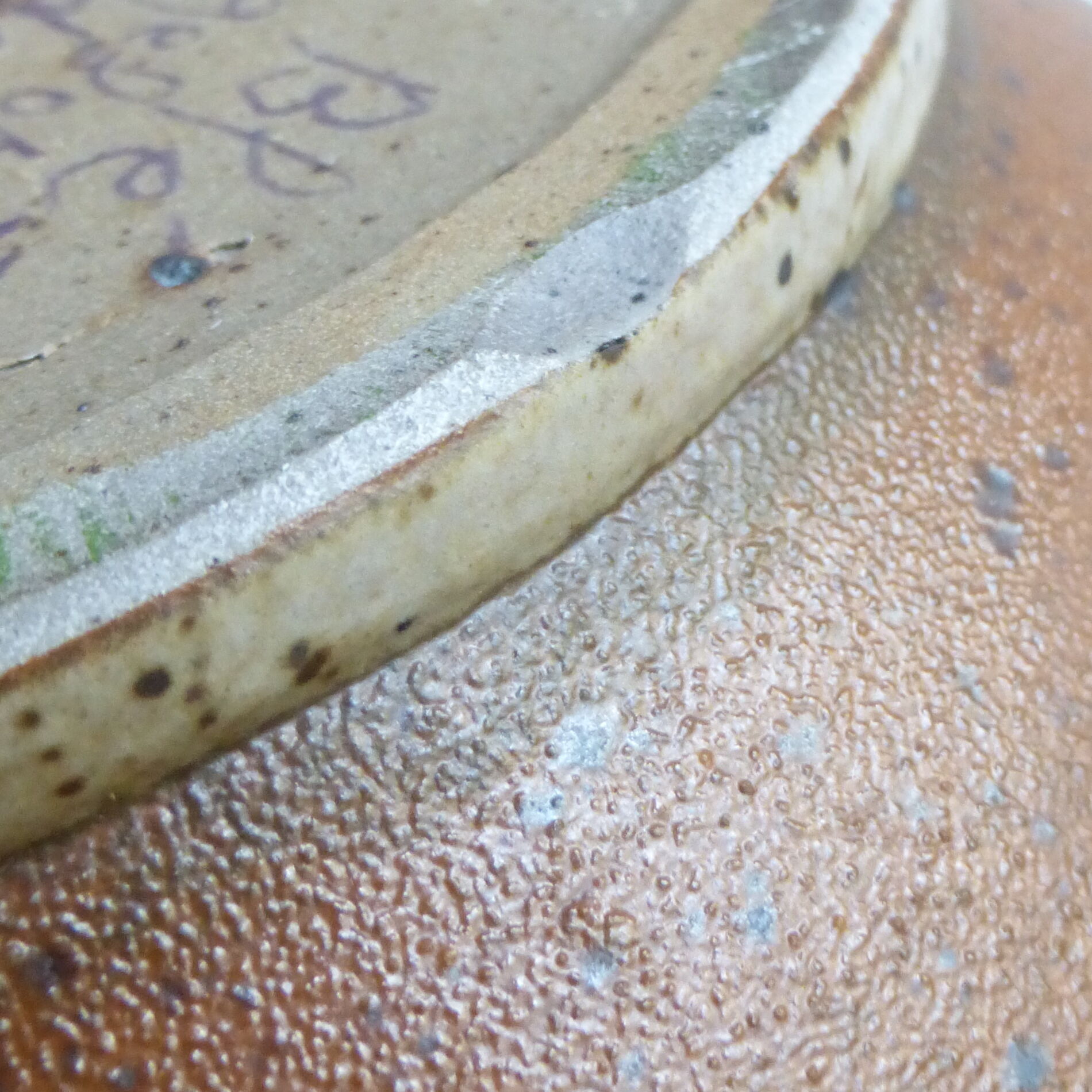 Daniel Auger, sandstone vase, 1980's