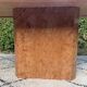 Large dining table in Rosso Alicante marble from the 70s-80s.