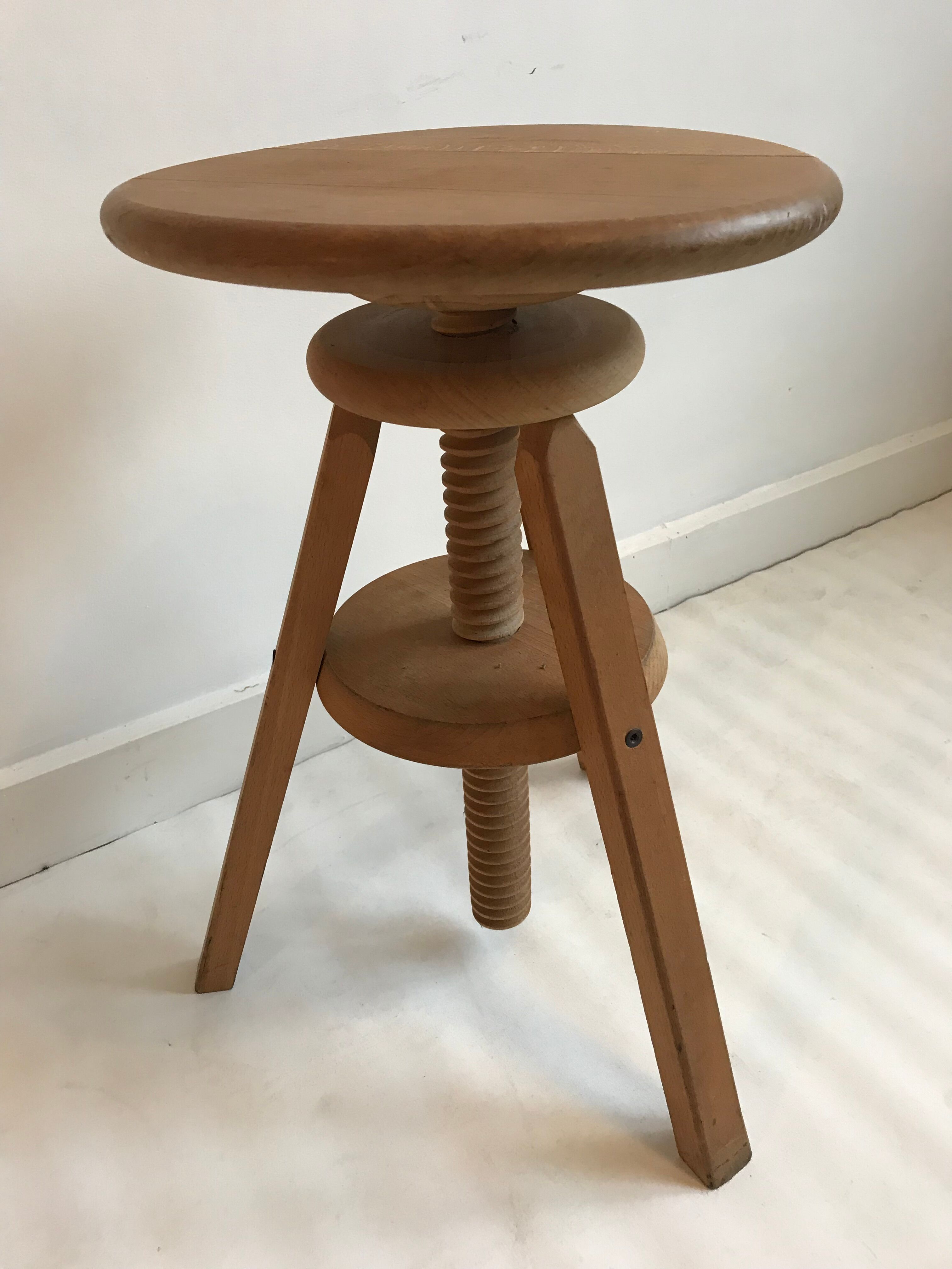 Architect wooden stool