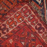 Ancient Persian Shiraz handmade carpet 87cm x 114cm 1900s, 1C810