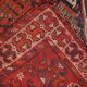 Ancient Persian Shiraz handmade carpet 87cm x 114cm 1900s, 1C810