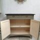 Buffet old Parisian patina shabby chic gustavien loft