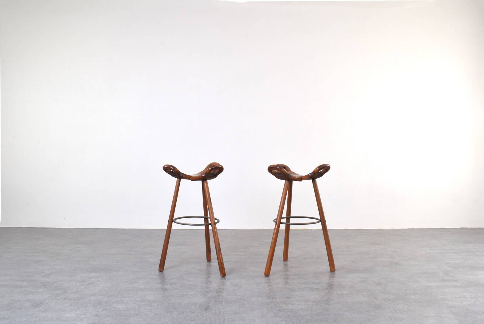 Brutalist Marbella Bar Stool by Sergio Rodriguez for Conform, 1970s, Set of