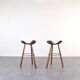 Brutalist Marbella Bar Stool by Sergio Rodriguez for Conform, 1970s, Set of