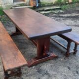Table and 2 benches