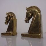 Brass Horse Bookends, 1960s, Set of 2
