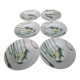 Lot de 6 assiettes a dessert