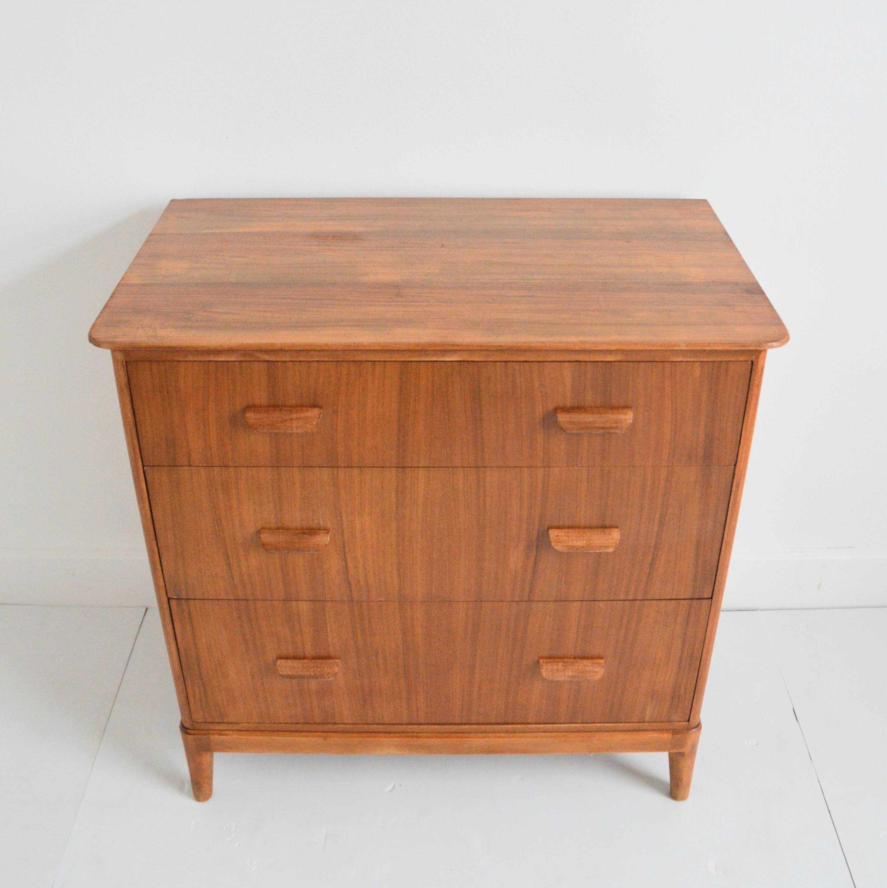 Vintage 1960s teak Scandinavian chest of drawers