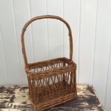 Wicker bottle holder