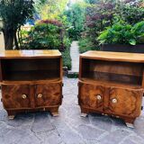 Pair of art deco bedside tables