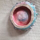 Vintage ceramic ashtray signed