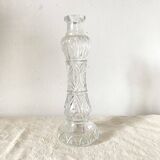Bougeoir en verre vintage