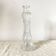 Bougeoir en verre vintage