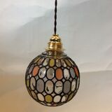 Vintage ball hanging lamp
