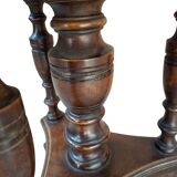 Sgabello a vite da Pianoforte Antico in Noce Inizio '900