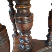 Sgabello a vite da Pianoforte Antico in Noce Inizio '900