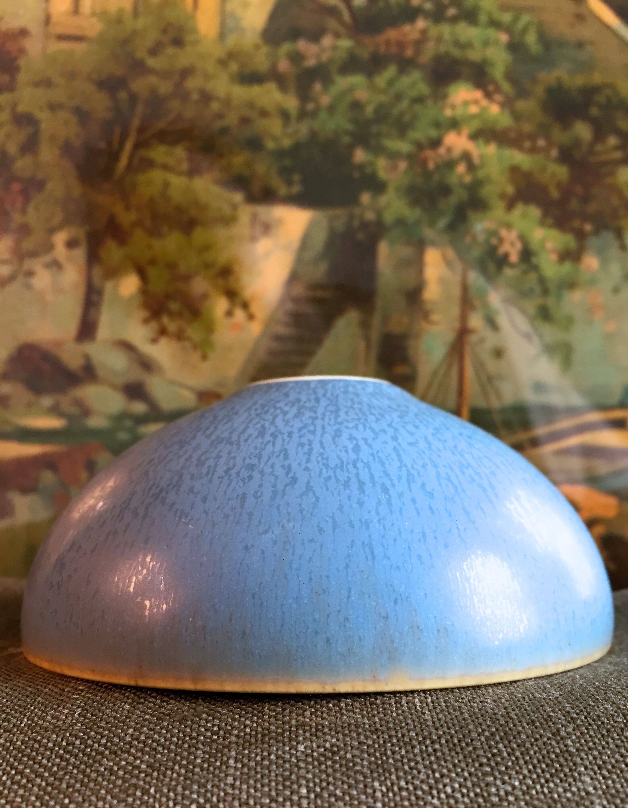 Palshus HaresFur Bol Linnemann-Schmidt for Palshus, Denmark, vintage ceramic pottery vase 1950