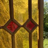 Vitaril, Wood and glass panel, 41X193.5