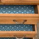 Buffet parisien vitré 1920 bois brut massif