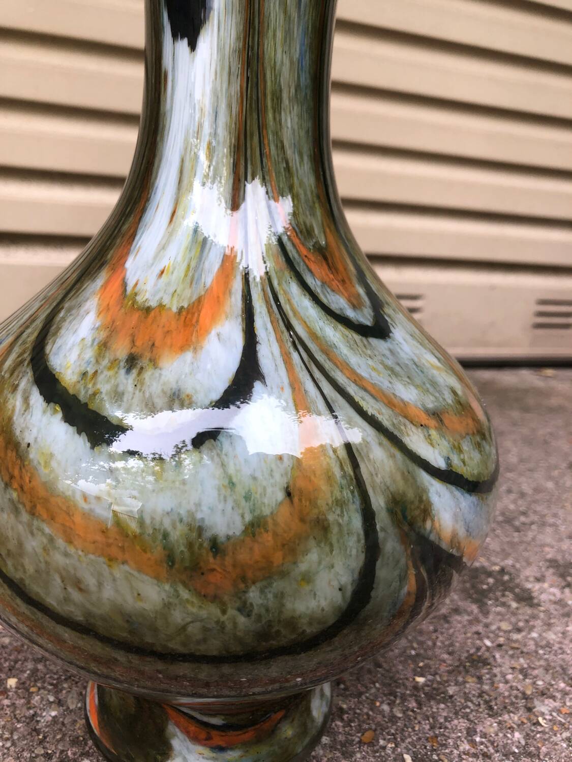 Murano vase from Florence, Italy, 1970s