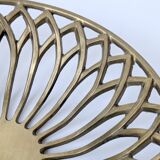 Vintage brass cut-out cup, Mid-Century design from the 1960s.