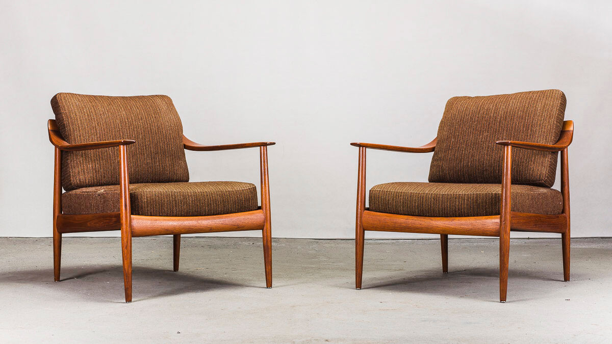 Danish teak living room set by Walter Knoll, 1960s