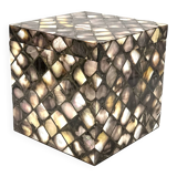 Mid-century mother-of-pearl flakes ice bucket, Italy 1950s