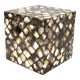 Mid-century mother-of-pearl flakes ice bucket, Italy 1950s