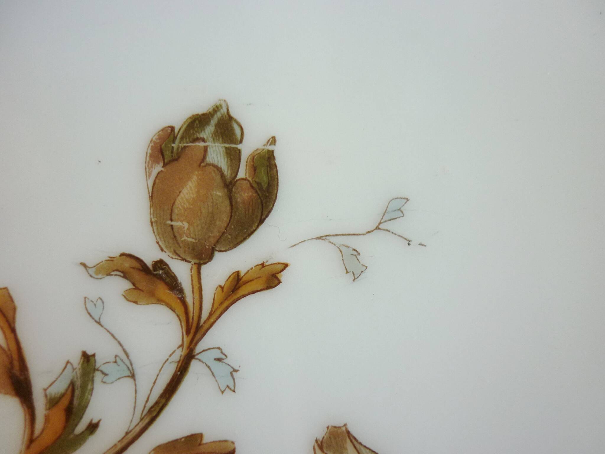 Long fish and meat dish, 19th century, Haviland Limoges porcelain, 66cm