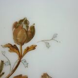 Long fish and meat dish, 19th century, Haviland Limoges porcelain, 66cm