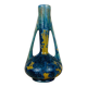 Art Nouveau vase from Pierrefonds in blue crystalline enamels.