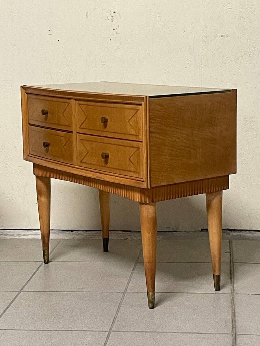 Italian Mid-Century modern bedside tables, 1950s, set of 2