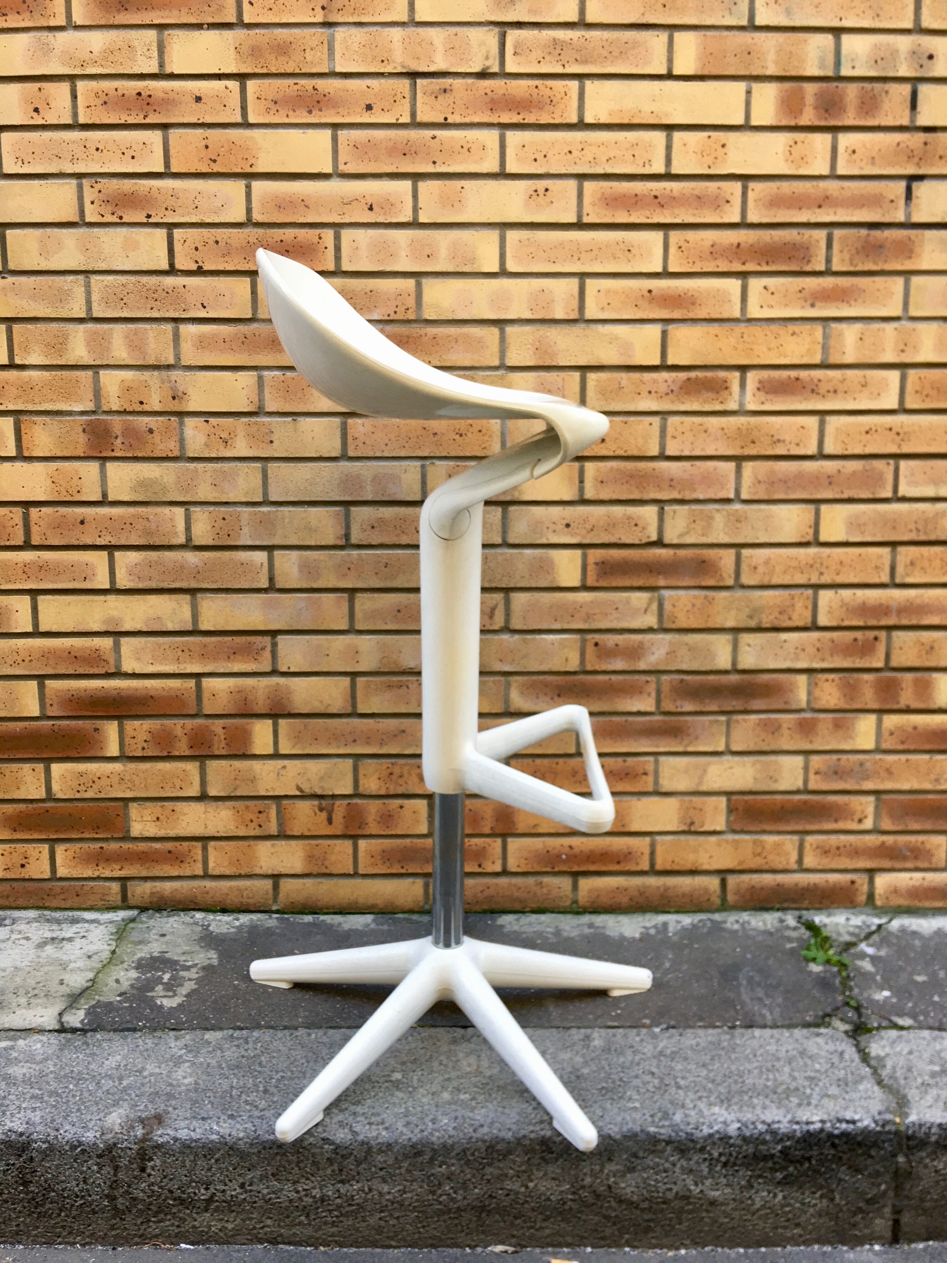 Antonio Citterio's spoon swivel stool for Kartell