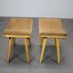 Paire de tabourets vintage Jitona, Tchécoslovaquie, 1979