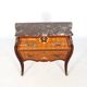 Bombé commode with marble top, Ryden möbler AB, Nybro (Sweden)