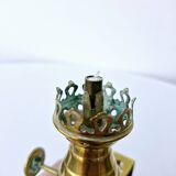 Lampe olympe véritable 1860 type lampe pigeon laiton
