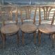 6 chaises bistrot vintage