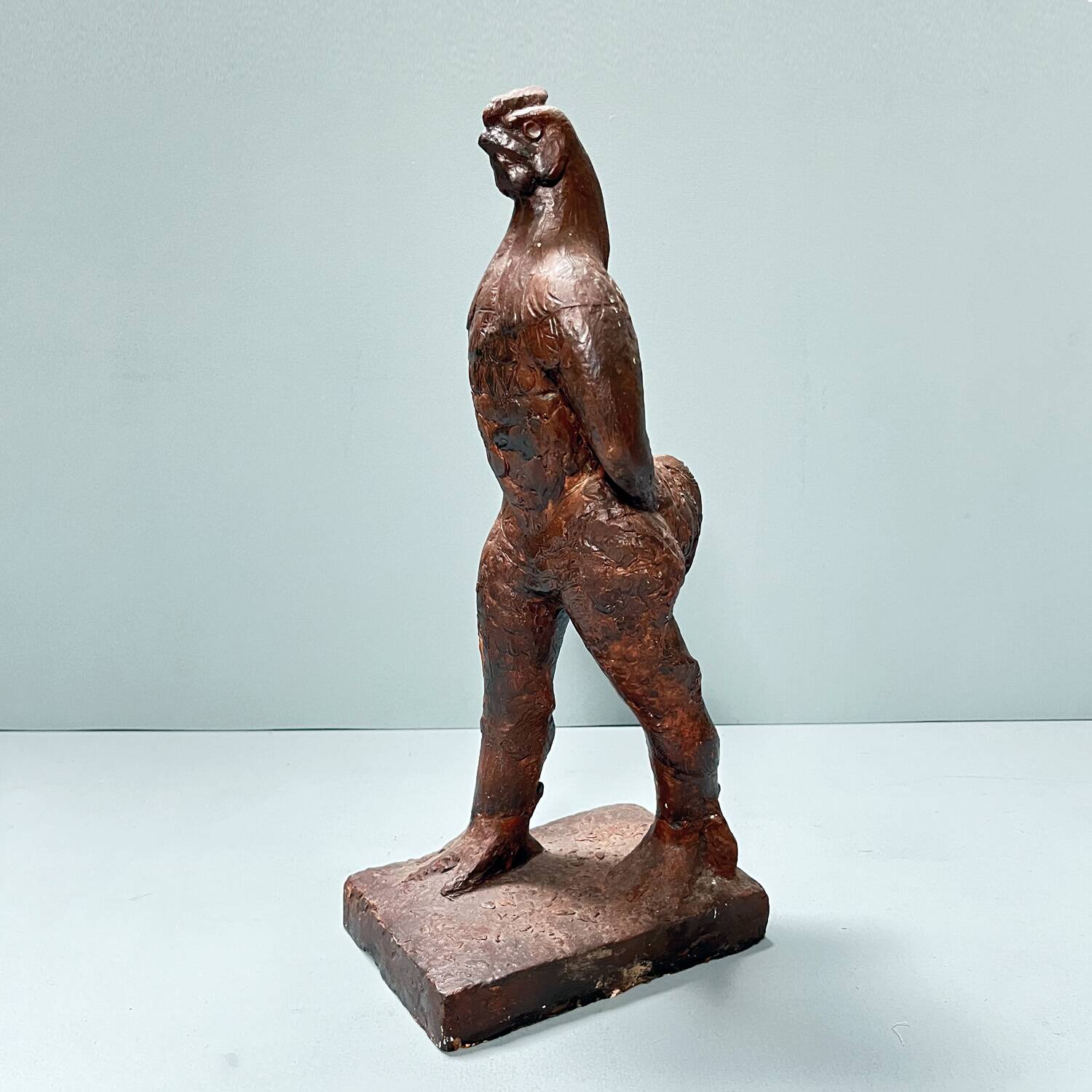 Sculpture "The Rooster" by Henri Marius Petit