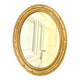 Golden wooden mirror 48x38 cm