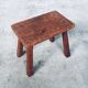 Carved Oak Side Table, 1940s