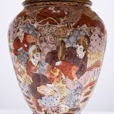 pair Satsuma Table Lamps Japan 1950s