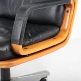 Leather office chair by Eugen Schmidt