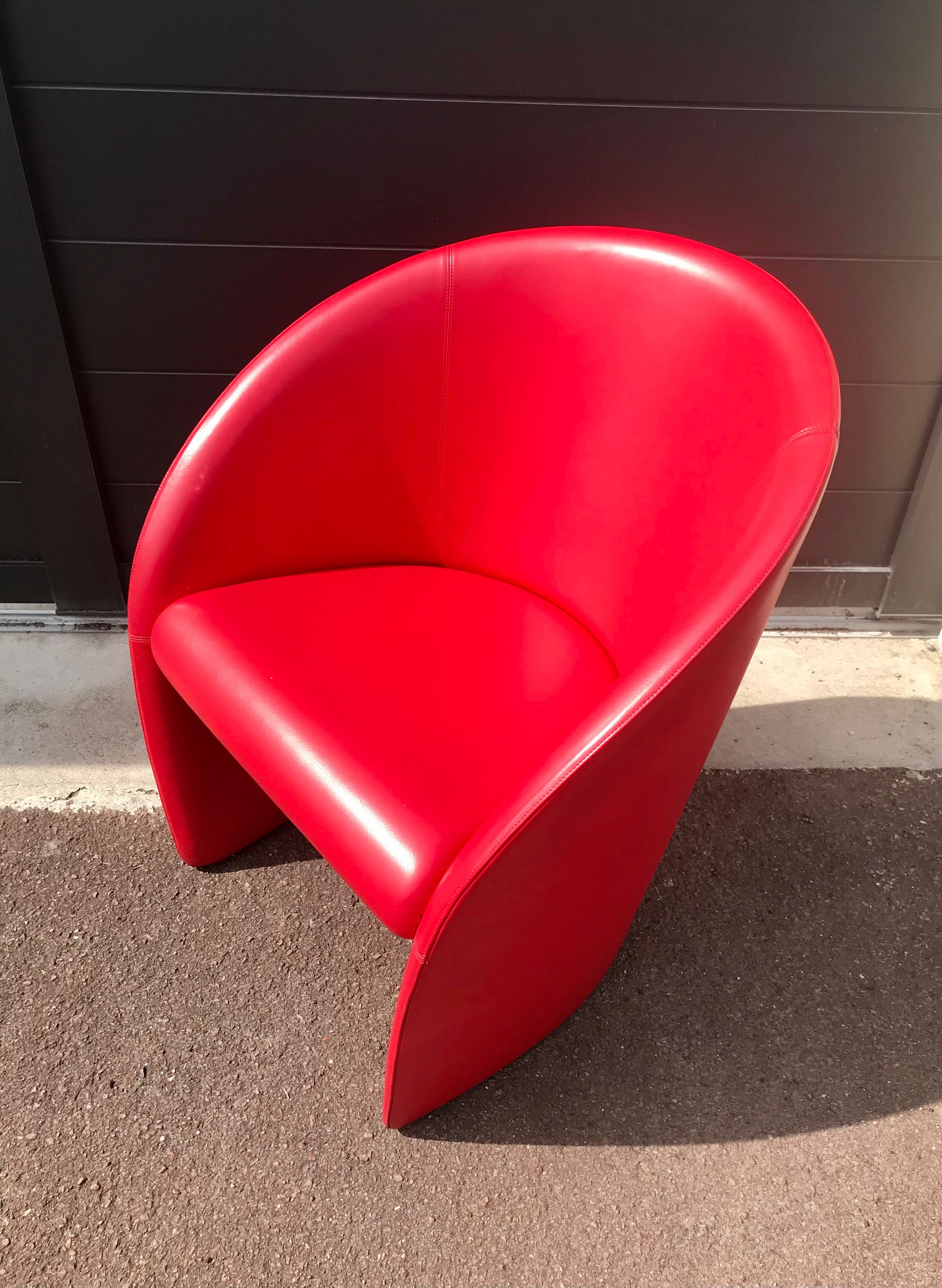 Chair Massimo Vignelli Poltrona Frau 1980